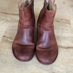 UGG Leather Zip Up Boots size 8